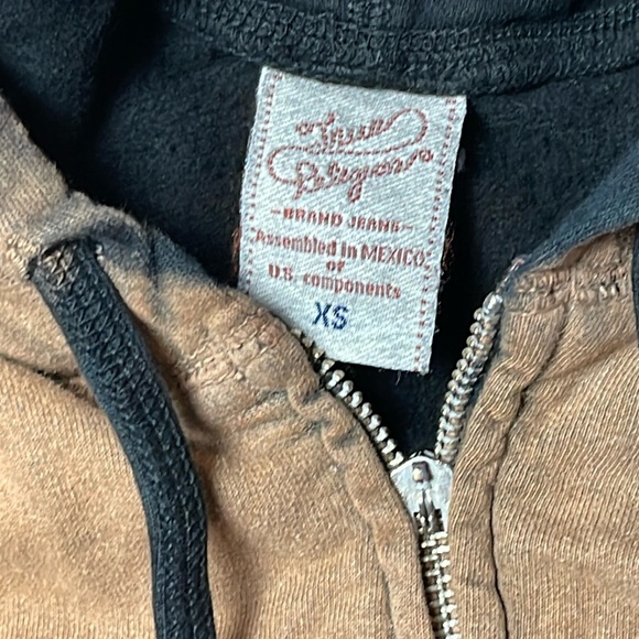 True Religion Hooded Sweatshirt Youth Extra Small - Picture 4 of 12